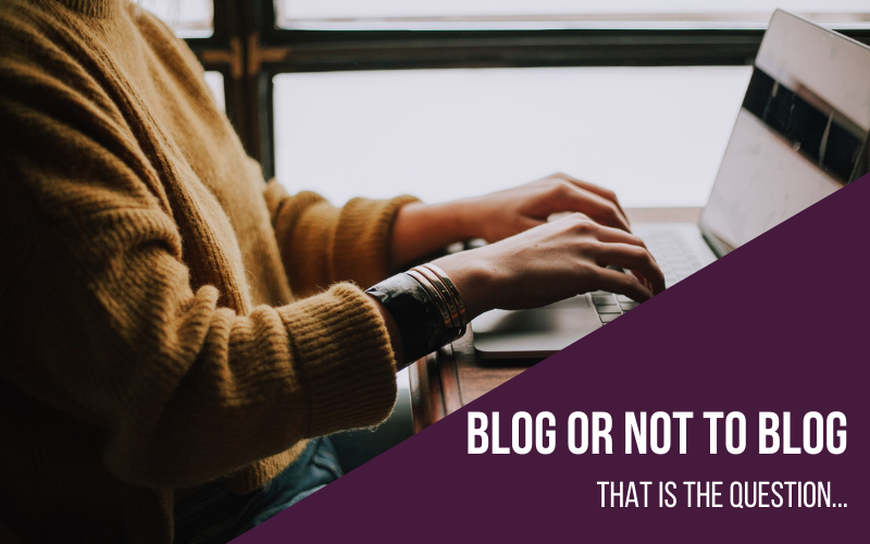 To blog, or not to blog?
